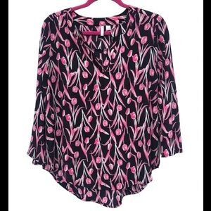 Cato Est. 1946 Floral Tulip blouse S